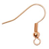 20 Stk. Ohrhaken ~22mm, Messing, rosegold